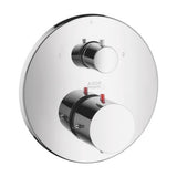 Axor - AXOR Starck Thermostatic Trim with Volume Control and Diverter in Chrome - Chrome
