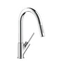 Axor - AXOR Starck Prep Kitchen Faucet 2-Spray Pull-Down, 1.75 GPM in Chrome - Chrome