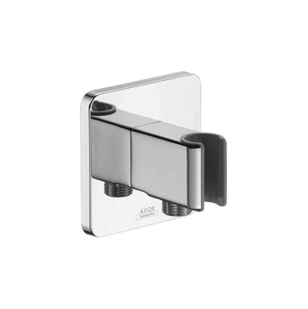 Axor - AXOR ShowerSolutions Handshower Holder with Outlet in Chrome - Chrome
