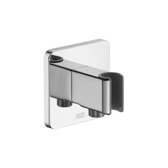 Axor - AXOR ShowerSolutions Handshower Holder with Outlet in Chrome - Chrome