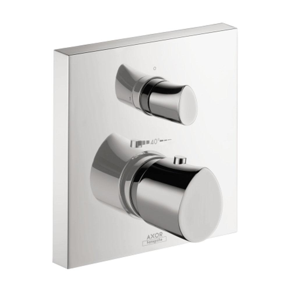 Axor - Starck Organic Thermostatic Trim with Volume Control in Chrome - Chrome