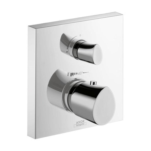 Axor - Starck Organic Thermostatic Trim with Volume Control and Diverter in Chrome - Chrome