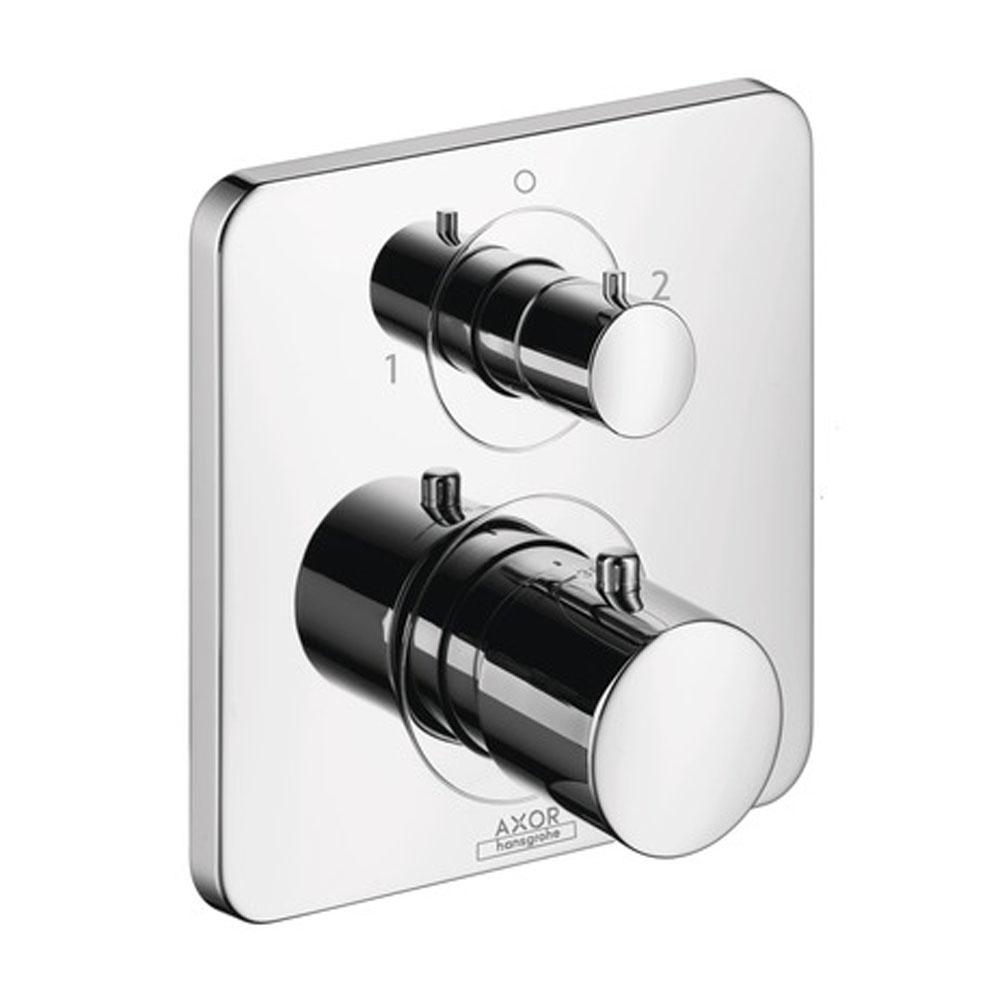Axor - AXOR Citterio M Thermostatic Trim with Volume Control and Diverter in Chrome - Chrome