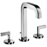 Axor - AXOR Citterio Widespread Faucet 170 with Lever Handles and Pop-Up Drain, 1.2 GPM in Chrome - Chrome