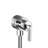 Axor - AXOR Citterio Wall Outlet with Check Valves and Volume Control, Lever Handle in Chrome - Chrome