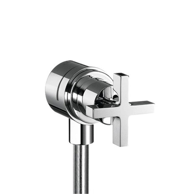 Axor - AXOR Citterio Wall Outlet with Check Valves and Volume Control, Cross-Handle  in Chrome - Chrome