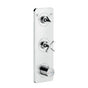 Axor - AXOR Citterio E Thermostatic Module Trim 15'' x 5'' for 2 Functions in Chrome - Chrome