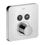 Axor - AXOR ShowerSelect Thermostatic Trim SoftCube for 2 Functions in Chrome - Chrome