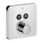 Axor - AXOR ShowerSelect Thermostatic Trim SoftCube for 2 Functions in Chrome - Chrome