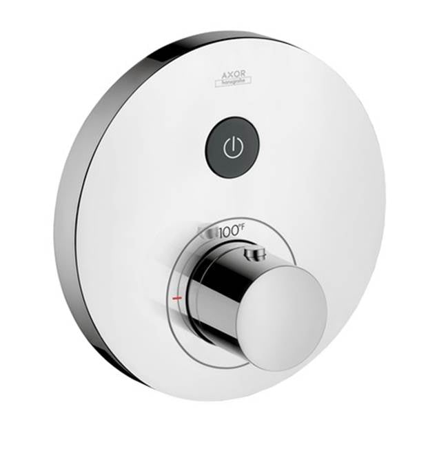 Axor - AXOR ShowerSelect Thermostatic Trim Round for 1 Function in Chrome - Chrome