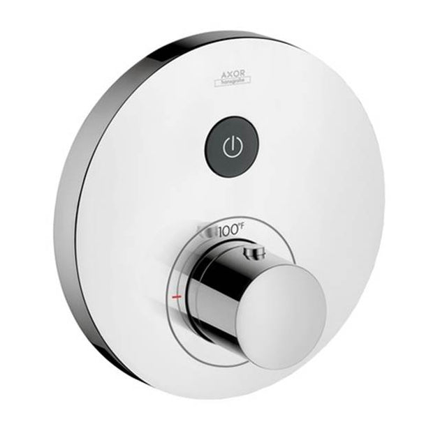 Axor - AXOR ShowerSelect Thermostatic Trim Round for 1 Function in Chrome - Chrome