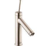 Axor - AXOR Starck Single-Hole Faucet 90 with Pop-Up Drain, 1.2 GPM in Brushed Nickel - Brushed Nickel
