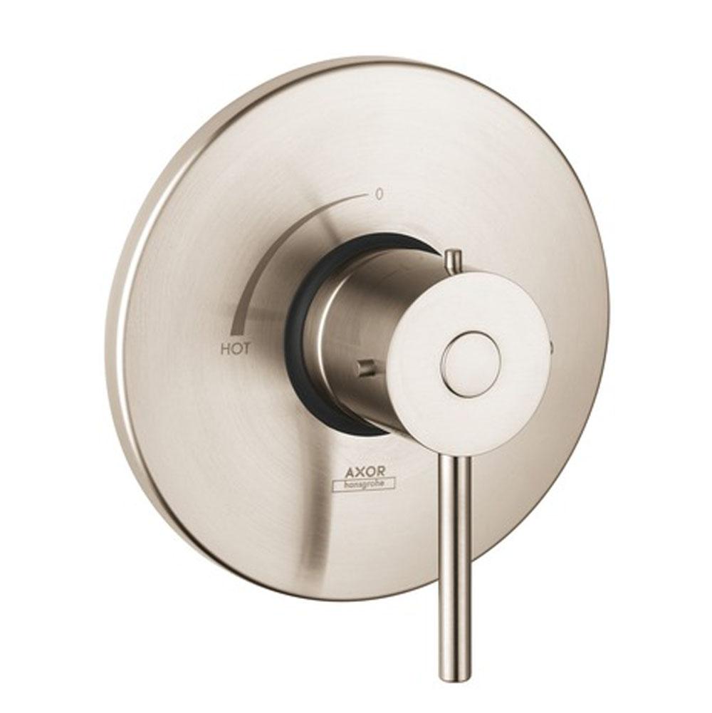 Axor - AXOR Starck Pressure Balance Trim in Brushed Nickel - Brushed Nickel
