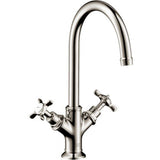 Axor - AXOR Montreux 2-Handle Faucet 210 with Pop-Up Drain, 1.2 GPM in Polished Nickel - Polished Nickel