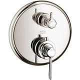 Axor - AXOR Montreux Thermostatic Trim with Volume Control- Lever Handle in Polished Nickel - Polished Nickel