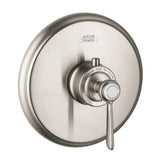 Axor - AXOR Montreux Thermostatic Trim with Lever Handle in Brushed Nickel - Brushed Nickel