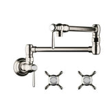Axor - AXOR Montreux Pot Filler, Wall-Mounted in Polished Nickel - Polished Nickel