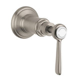 Axor - AXOR Montreux Volume Control Trim with Lever Handle in Brushed Nickel - Brushed Nickel