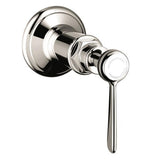 Axor - AXOR Montreux Volume Control Trim with Lever Handle in Polished Nickel - Polished Nickel