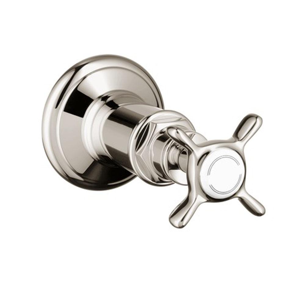 Axor - AXOR Montreux Volume Control Trim with Cross Handle in Polished Nickel - Polished Nickel
