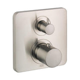 Axor - AXOR Citterio M Thermostatic Trim with Volume Control in Brushed Nickel - Brushed Nickel