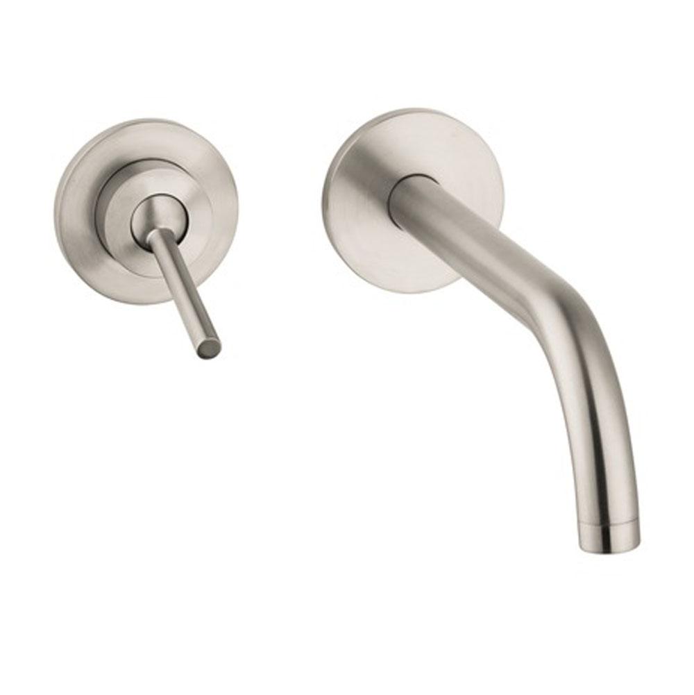 Axor - AXOR Uno Wall-Mounted Single-Handle Faucet Trim, 1.2 GPM in Brushed Nickel - Brushed Nickel