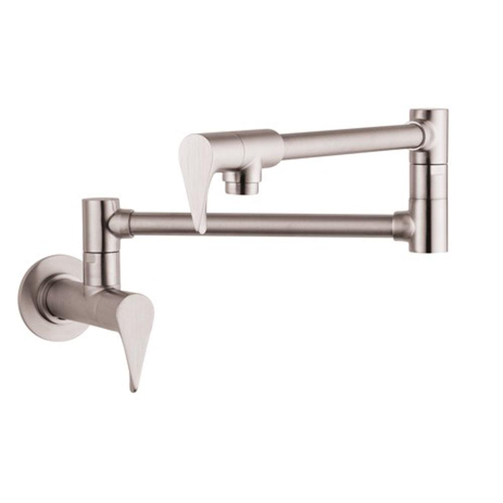 Axor - AXOR Citterio Pot Filler, Wall-Mounted in Steel Optic - Steel Optic