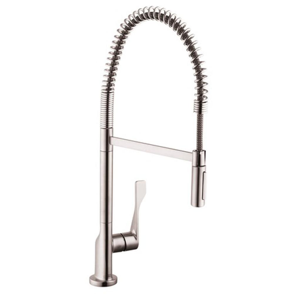 Axor - AXOR Citterio Semi-Pro Kitchen Faucet 2-Spray, 1.75 GPM in Steel Optic - Steel Optic