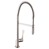 Axor - AXOR Citterio Semi-Pro Kitchen Faucet 2-Spray, 1.75 GPM in Steel Optic - Steel Optic