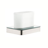 Axor - AXOR Universal SoftSquare Tumbler in Brushed Nickel - Brushed Nickel