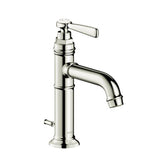 Axor - AXOR Montreux Single-Hole Faucet 100 with Pop-Up Drain, 1.2 GPM in Polished Nickel - Polished Nickel