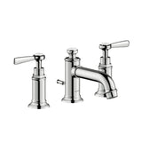 Axor - AXOR Montreux Widespread Faucet 30 with Lever Handles and Pop-Up Drain, 1.2 GPM in Polished Nickel - Polished Nickel