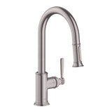 Axor - AXOR Montreux HighArc Kitchen Faucet 2-Spray Pull-Down, 1.75 GPM in Steel Optic - Steel Optic