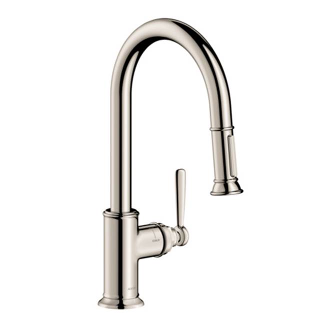 Axor - AXOR Montreux HighArc Kitchen Faucet 2-Spray Pull-Down, 1.75 GPM in Polished Nickel - Polished Nickel