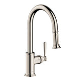 Axor - AXOR Montreux HighArc Kitchen Faucet 2-Spray Pull-Down, 1.75 GPM in Polished Nickel - Polished Nickel