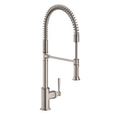 Axor - AXOR Montreux Semi-Pro Kitchen Faucet 2-Spray, 1.75 GPM in Steel Optic - Steel Optic