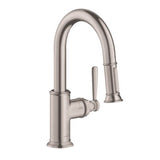 Axor - AXOR Montreux Prep Kitchen Faucet 2-Spray Pull-Down, 1.75 GPM in Steel Optic - Steel Optic