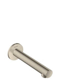 Axor - AXOR Uno Tub Spout Straight in Brushed Nickel - Brushed Nickel
