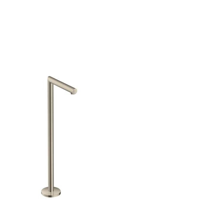 Axor - AXOR Uno Tub Spout Freestanding in Brushed Nickel - Brushed Nickel