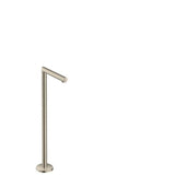 Axor - AXOR Uno Tub Spout Freestanding in Brushed Nickel - Brushed Nickel