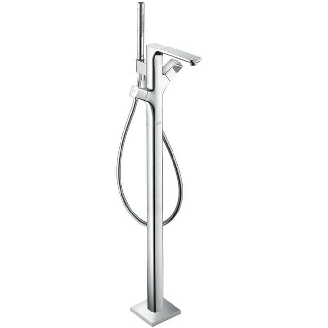 Axor - AXOR Urquiola Thermostatic Freestanding Tub Filler Trim with 1.75 GPM Handshower in Chrome - Chrome