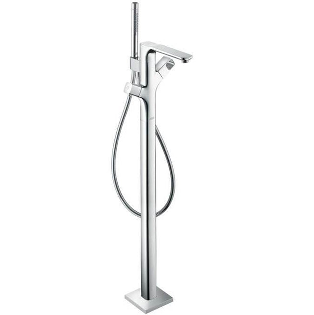 Axor - AXOR Urquiola Thermostatic Freestanding Tub Filler Trim with 1.75 GPM Handshower in Chrome - Chrome