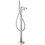 Axor - AXOR Urquiola Thermostatic Freestanding Tub Filler Trim with 1.75 GPM Handshower in Chrome - Chrome