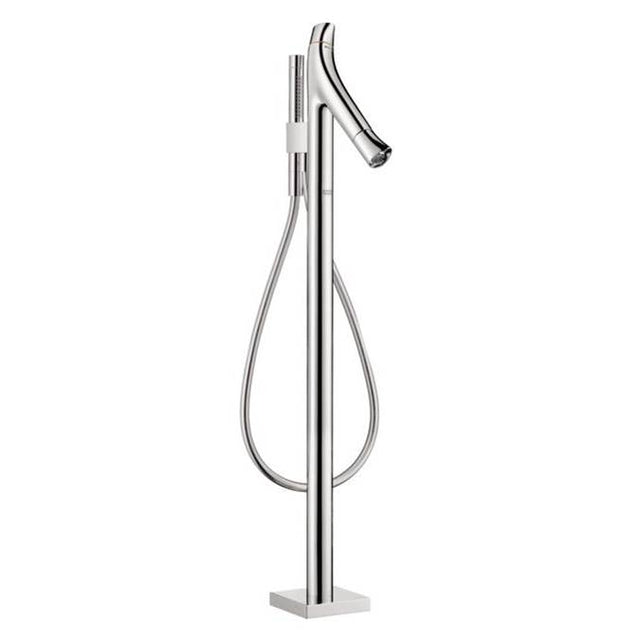Axor - Starck Organic Thermostatic Freestanding Tub Filler Trim with 1.75 GPM Handshower in Chrome - Chrome