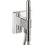 Axor - AXOR ShowerSolutions Handshower Holder with Outlet 5'' x 5'' with Handshower, 1.75 GPM in Chrome - Chrome