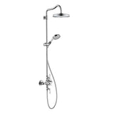 Axor - AXOR Montreux Showerpipe 240 1-Jet, 1.8 GPM in Chrome - Chrome