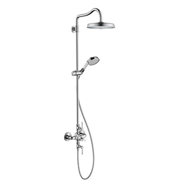 Axor - AXOR Montreux Showerpipe 240 1-Jet, 1.8 GPM in Chrome - Chrome