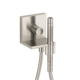 Axor - AXOR ShowerSolutions Handshower Module Trim 5'' x 5'', 1.75 GPM in Brushed Nickel - Brushed Nickel