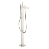 Axor - AXOR Citterio Freestanding Tub Filler Trim with 1.75 GPM Handshower in Brushed Nickel - Brushed Nickel