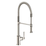 Axor - AXOR Montreux Semi-Pro Kitchen Faucet 2-Spray, 1.75 GPM in Polished Nickel - Polished Nickel
